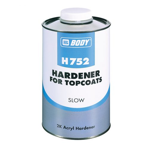 Body 752 SLOW Hardener for 2K Primers Paints and Clear Coats 1ltr