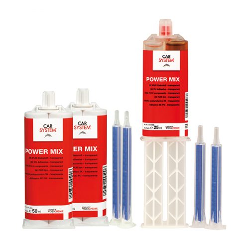 Power Mix 2 Comp PU Adhesive 25ml Black